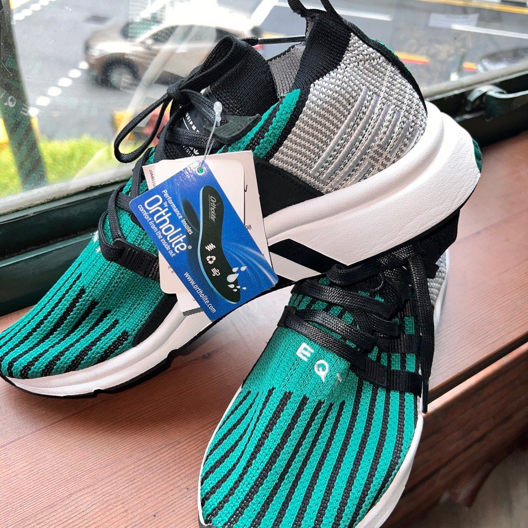 Adidas eqt support mid adv pk black black-sub green new arrivals