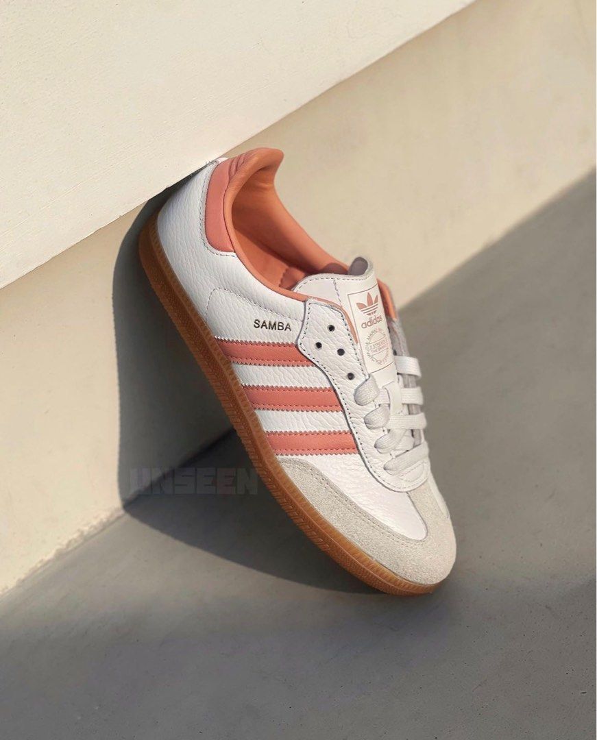 adidas gazelle silver green womens adidas Originals Samba OG "White Wonder Clay Gum"