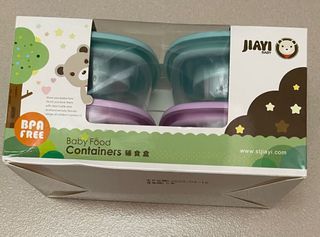Babyproph Jiayi Baby Food Container 4pcs 120ml Freezer Storage Containers BPA FREE