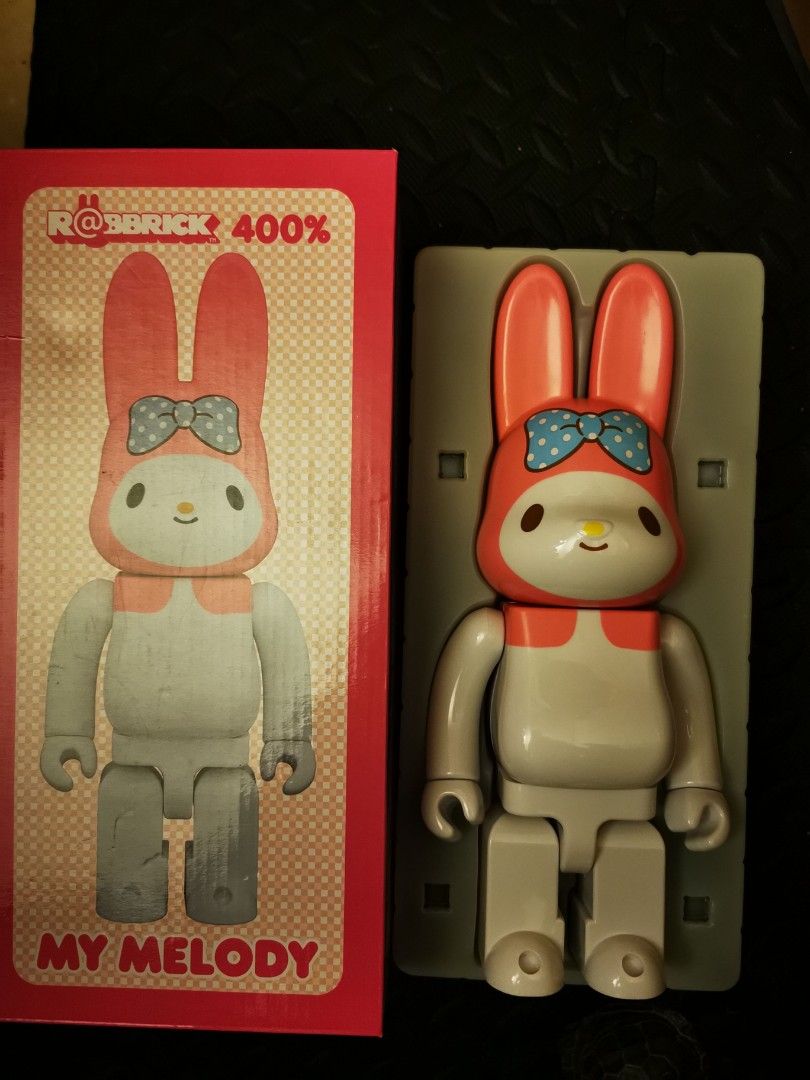 Bearbrick My Melody 400% Sanrio, 興趣及遊戲, 玩具& 遊戲類