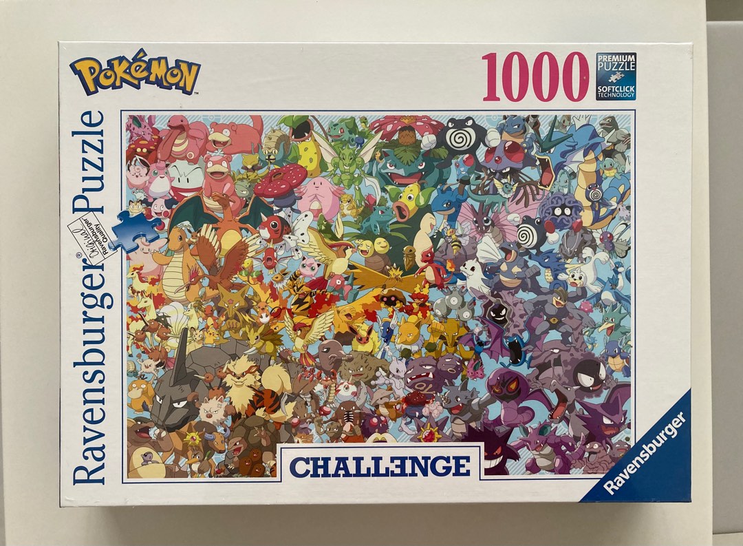 Puzzle - Ravensburger - Pokemon Challenge - 1000 Pièces - Puzzle