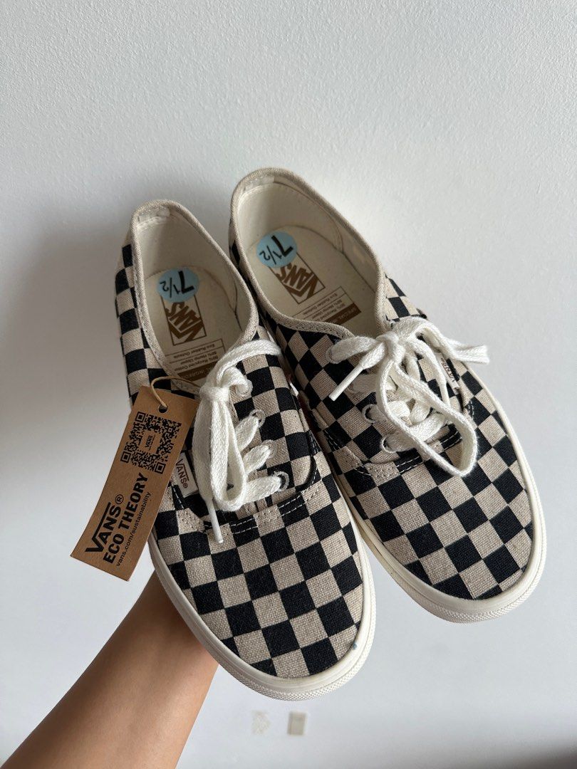 Chequered sales vans womens
