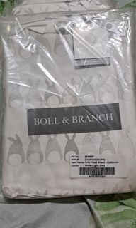 Boll & Branch crib sheets