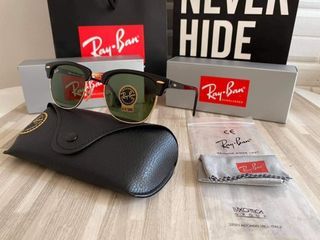 BRAND NEW RAY BAN CLUBMASTER COMPLETE SET