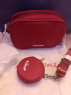 Brandnew  Original Aeropostale sling bag red