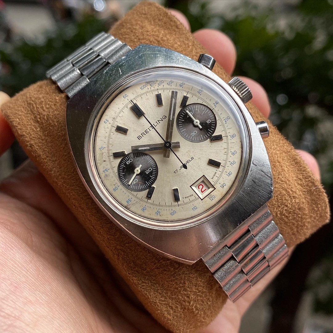 Breitling Datora Chronograph 592 Valjoux 7734 Manual Winding 38mm