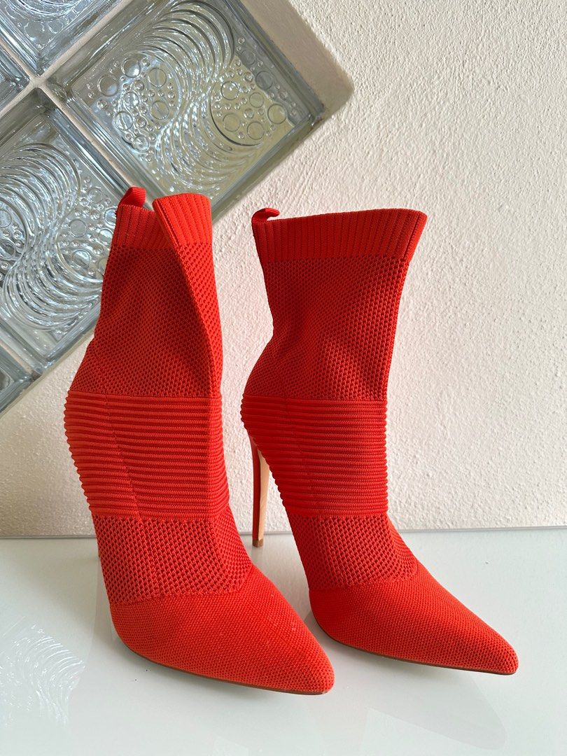 Orange sock boots deals
