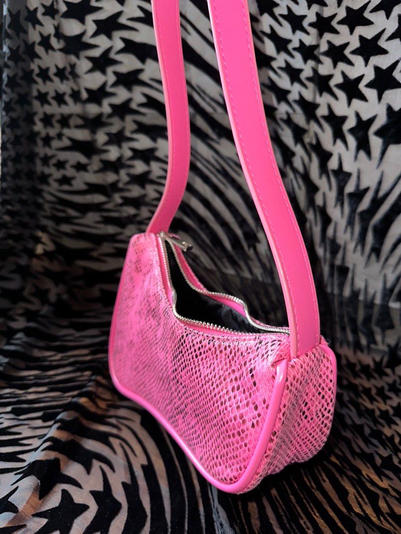 Bright pink shoulder new arrivals bag