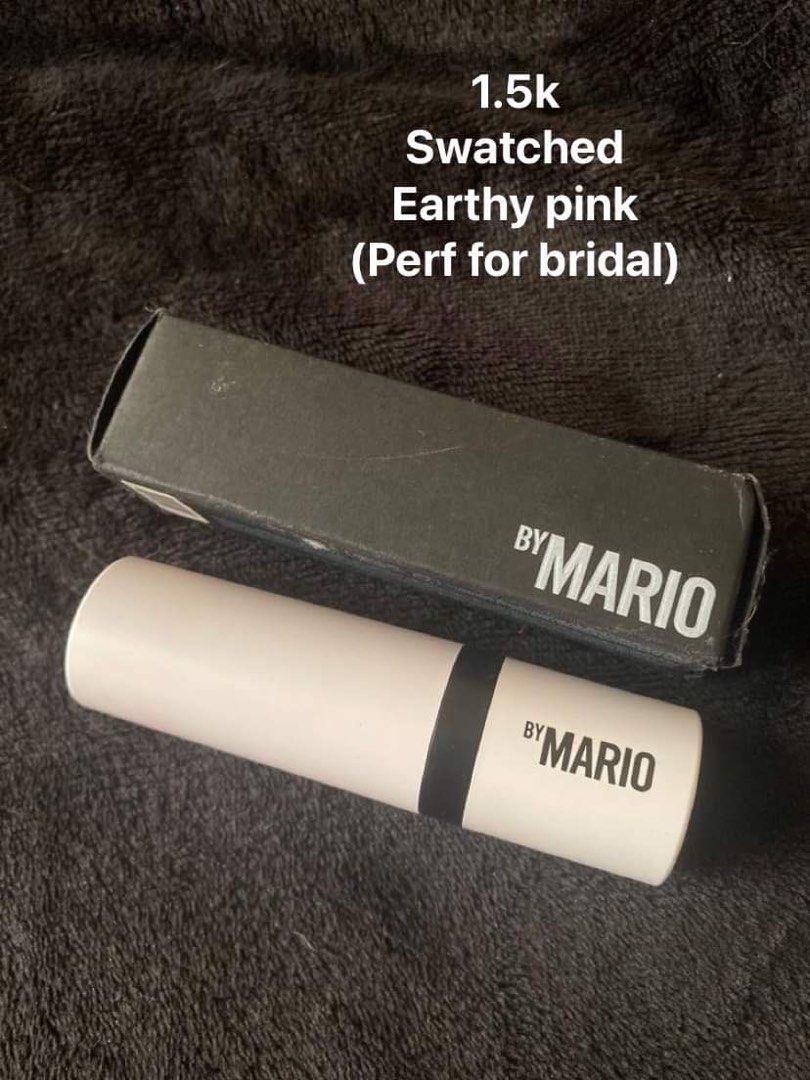 By Mario cream blush earthy pink (Category: Makeup) located in Paranaque City. Submitted by msperegreen (Listing ID 1283478146, Image 1). Description: By Mario Cream Blush Shade: Earthy pink Bridal shade Swatched only 1k.
