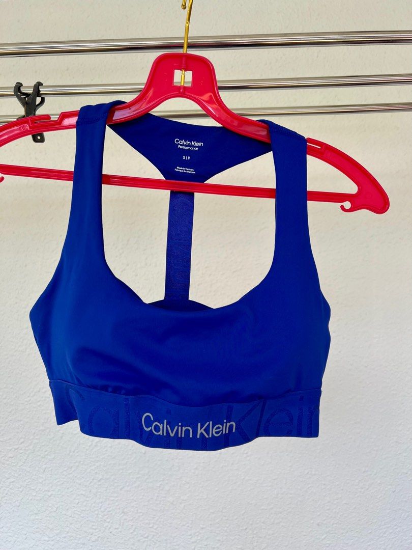 Calvin Klein sports bra, Women's Fashion, Activewear on Carousell