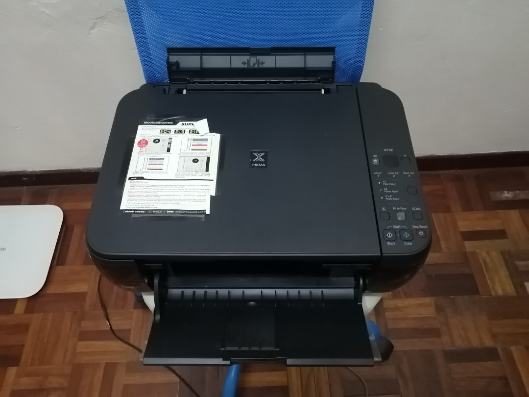 CANON MP287 PRINTER MODIFIED INK