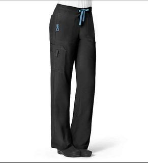 CARHARTT Women's Force® Cross-Flex Utility Boot Cut Cargo Scrub Pant Size Tall Small
