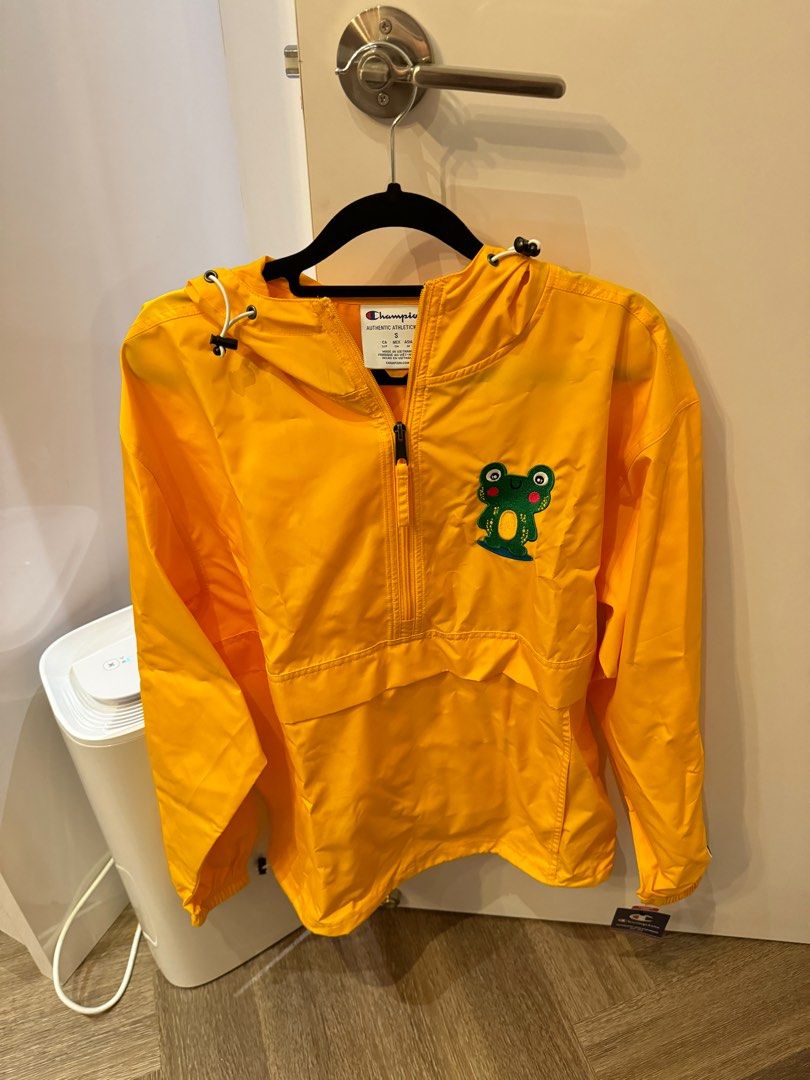 Champion Custom Windbreaker Cute Frog