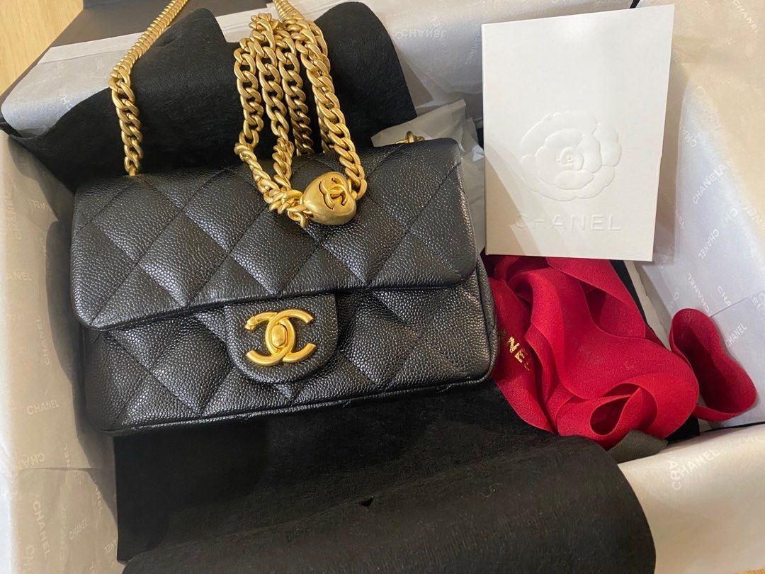 Chanel 23p愛心 調節扣 19cm 台灣專櫃