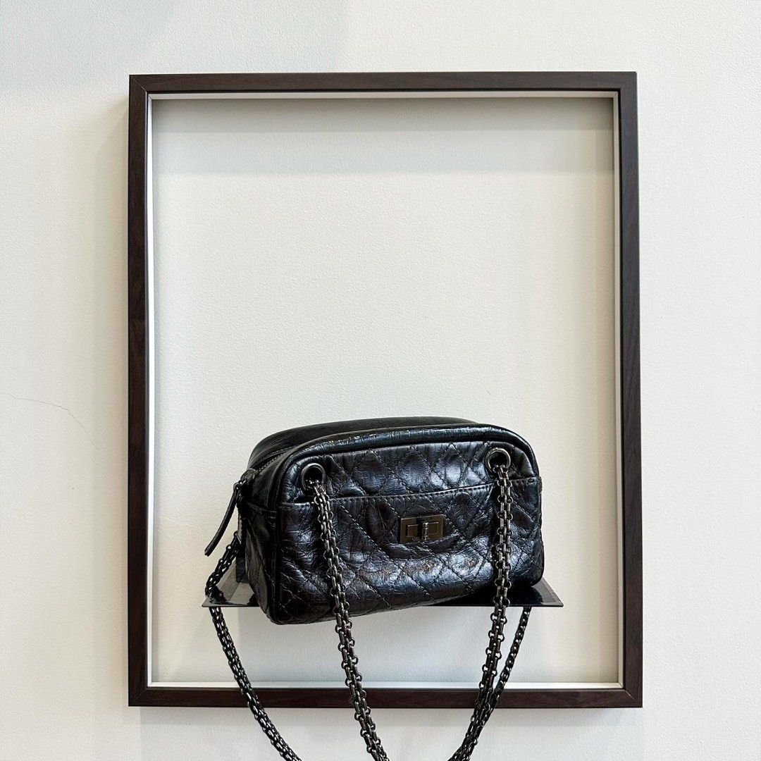 Chanel All Black Reissue Camera Bag