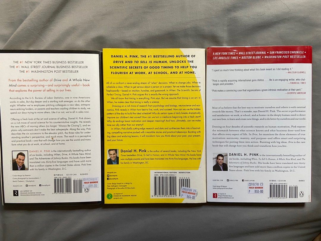 TO HUMAN IS TO SELL - Daniel H Pink (Category: Storybooks) located in Taguig. Submitted by grayf0x (Listing ID 1283565975, Image 2). Description: To Human is to Sell - Good as new When - SOLD Drive - SOLD.
