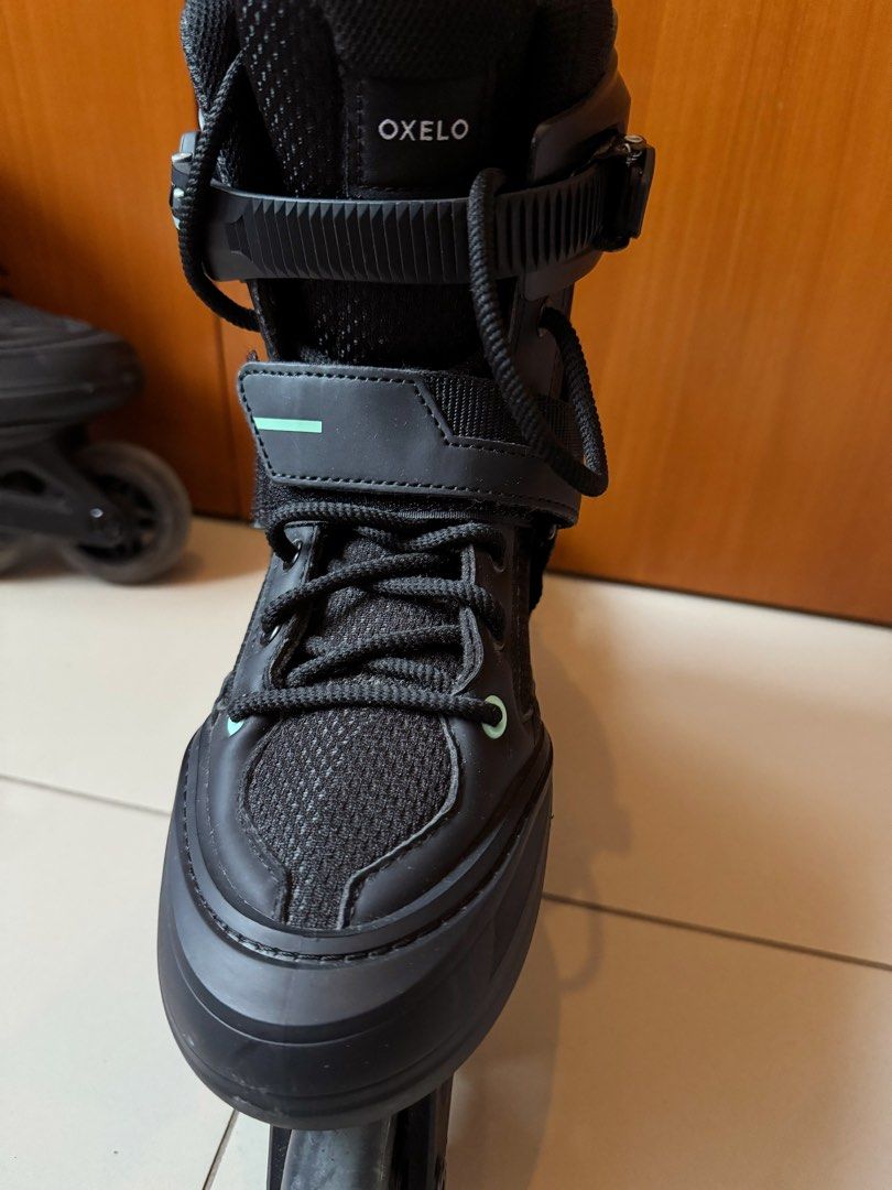 Decathlon Inline skates with helmet, hand & knee gears (Category: Skates, Rollerblades & Scooters) located in Cavite. Submitted by queenvenus (Listing ID 1283496871, Image 2). Description: Decathlon Inline Skates with Helmet, hand & knee gears. Size 38. -Minor scratches. -Works perfectly. .
