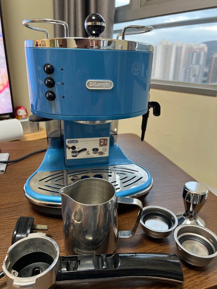 【再入荷！】DeLonghi ECO310B BLUE コーヒーメーカー・エスプレッソマシン