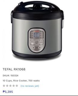 Tefal Rice Cooker Digital  with issue