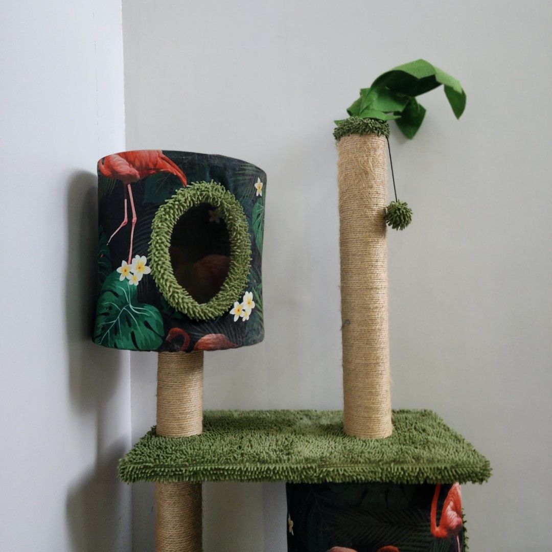 Direct To Pet: 150 CM Cat Scratching Post / Tree / Pole (Category: Homes & Other Pet Accessories) located in Manila. Submitted by lachinitasph_ (Listing ID 1283440146, Image 2). Description: bought for 15k + needs cleaning.