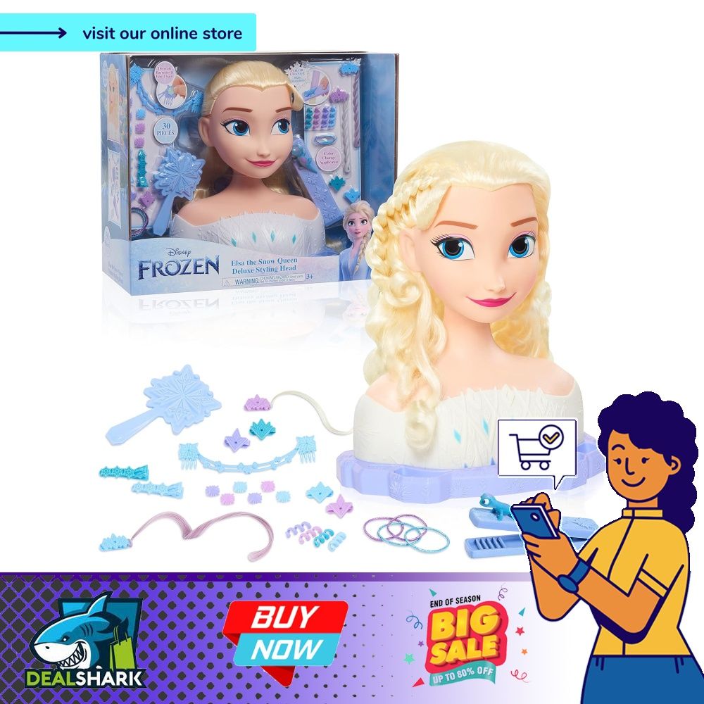 Frozen Elsa Styling Head