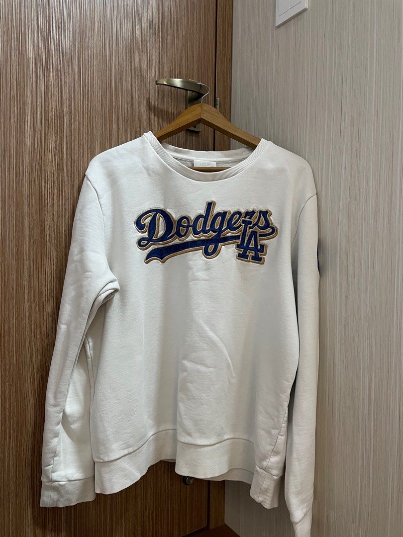 White dodgers sweatshirt outlet