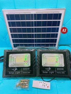 double solar light w/ one solar panel