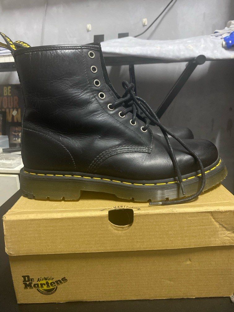 Dr Martens Airwair snow winter safety boots Men s Fashion