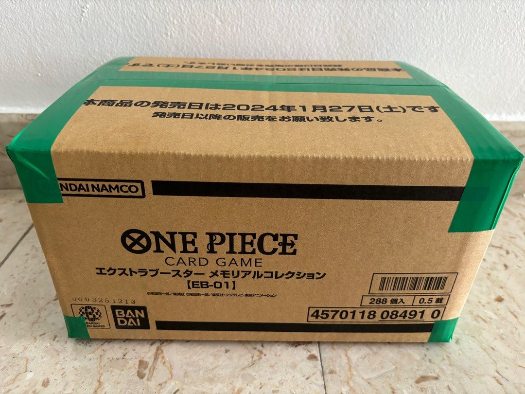 EB-01 One Piece TCG Extra Booster Memorial Collection Booster Box Sealed Case, Hobbies & Toys, Toys & Games on Carousell EB-01 One Piece TCG Extra Booster Memorial Collection Booster Box Sealed Case, Hobbies & Toys, Toys & Games on Carousell