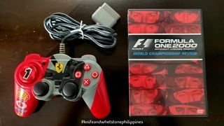 Ferrari Thrustmaster PS2 Controller & Formula One 2000 DVD