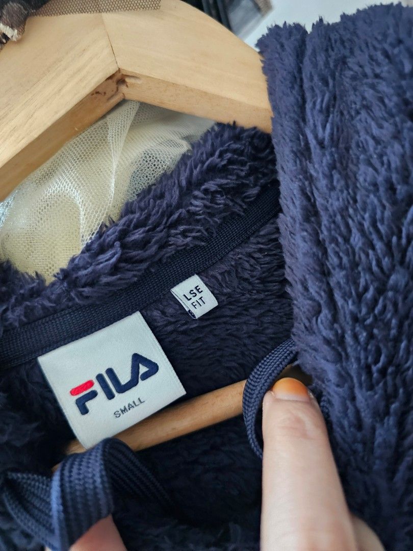 Fila fluffy hoodie clearance