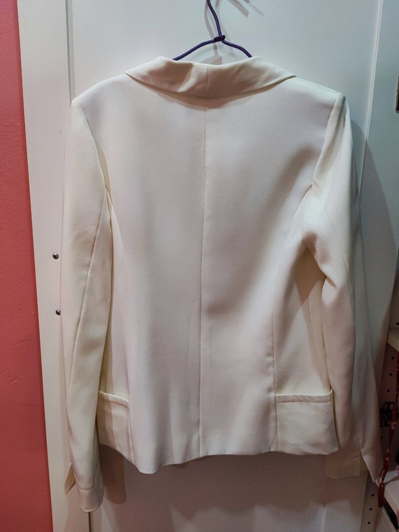 Forever 21 white coat sales