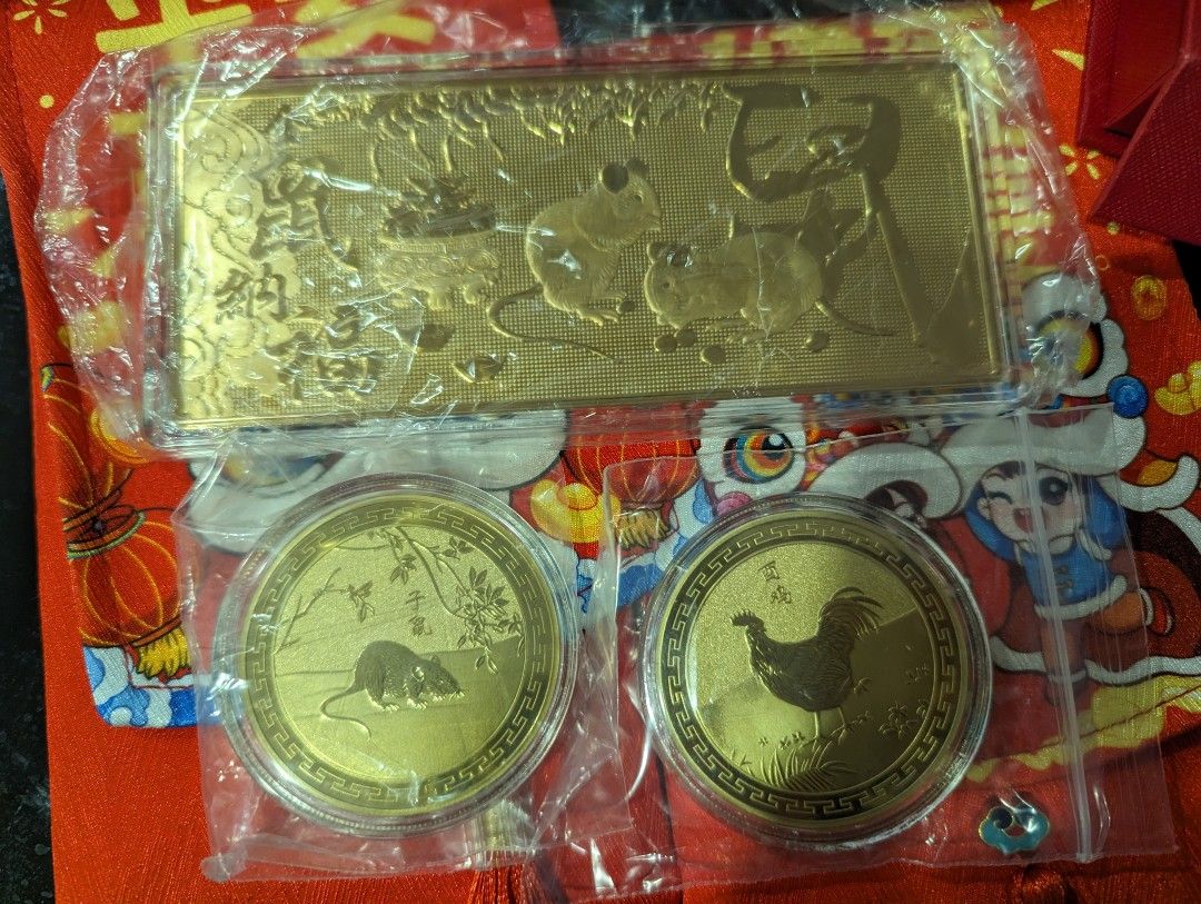 Fun Claw funclaw Gold Coin Plate Bar Zodiac, Hobbies & Toys, Toys & Games  on Carousell