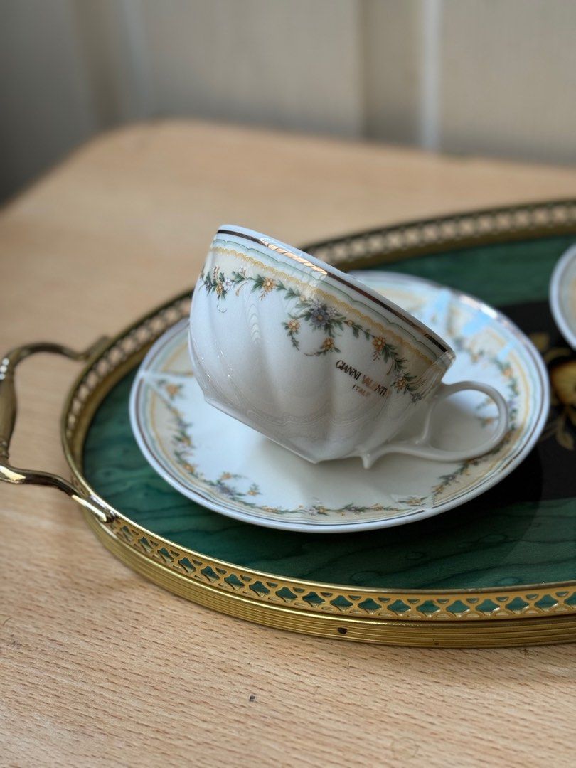 Giani Valentino tea cup set (Category: Coffee & Tea Tableware) located in Pasig City. Submitted by colawire (Listing ID 1283545745, Image 2). Description: without box.