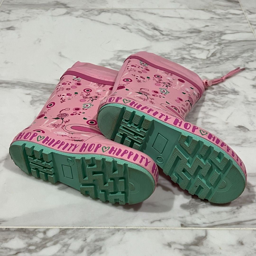 Girls rain online boots size 2