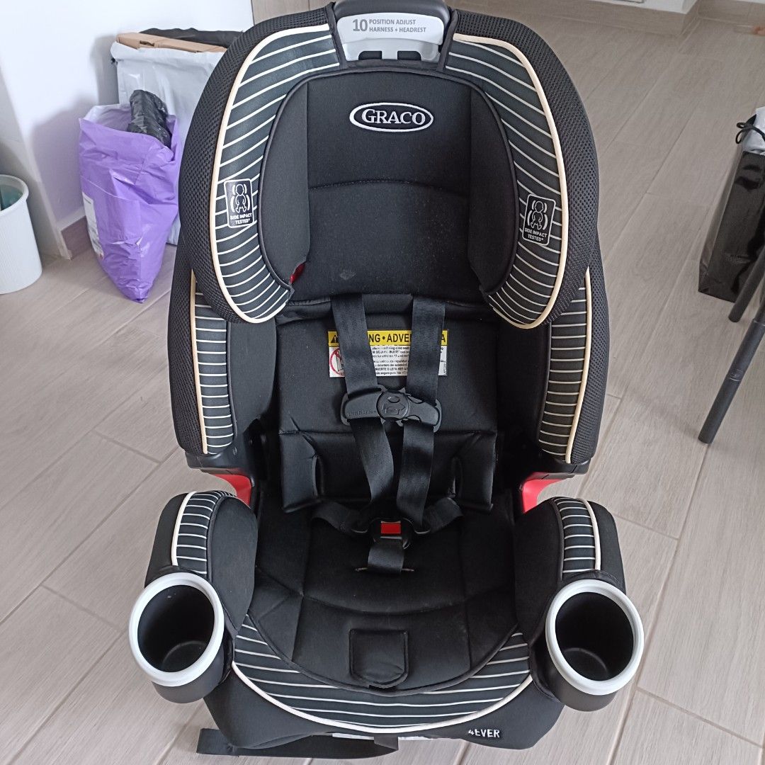 Graco striped car seat top