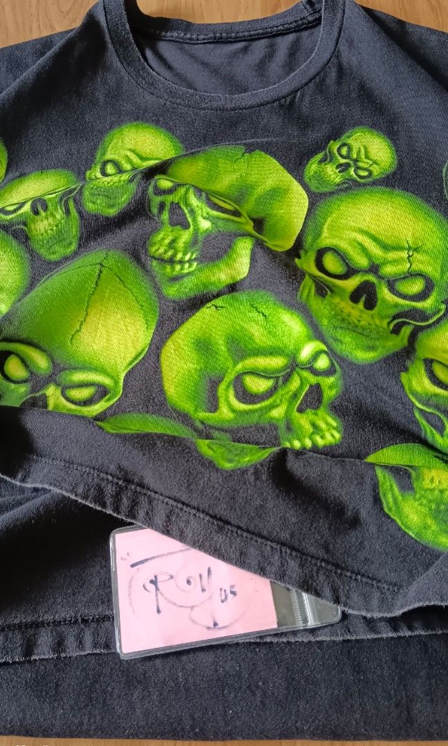 Green skull shirt supreme hotsell