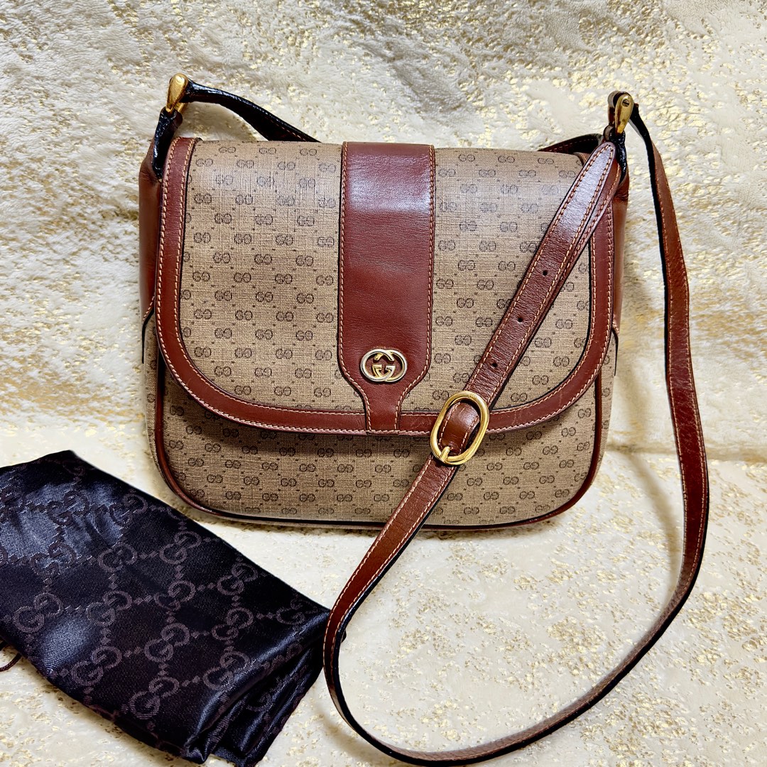 GUCCI VINTAGE CROSS BODY BAG, Women's Fashion, Bags u0026 Wallets, Cross-body  Bags on Carousell