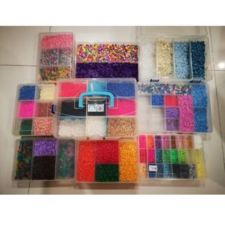 Fuse Beads 1000 Pack 5mm Midi Work Like Hama Beads Mixed Iron Kids Arts &  Crafts