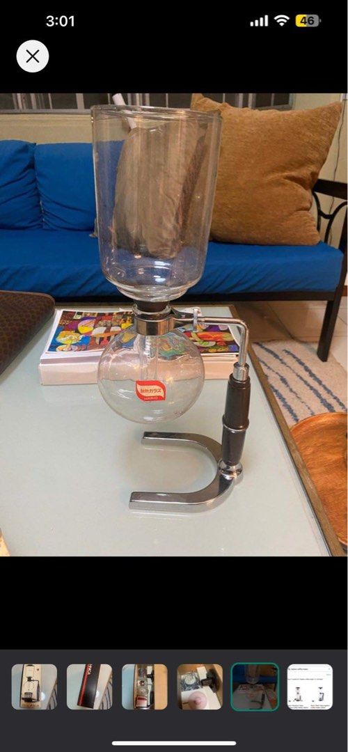 Hario Technica Coffee Syphon (Category: Coffee Machines & Makers) located in Manila. Submitted by just_n (Listing ID 1283550772, Image 1). Description: Rfs: Hindi nagamit kasi bumili na asawa ko ng Aeropress BRANDNEW. Naopen lang..