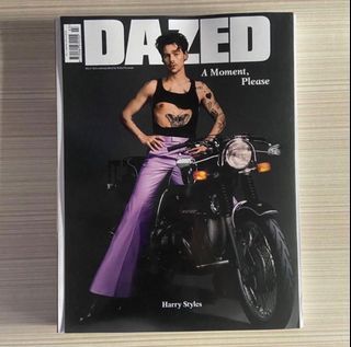 Harry Styles Dazed Magazine Motorcycle Cover