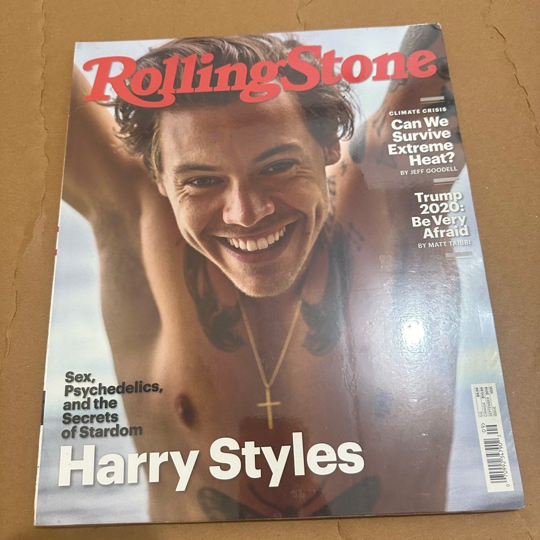Harry Styles Rolling Stone 2019 Magazine (Category: Magazines) located in Paranaque City. Submitted by loveontour (Listing ID 1283615326, Image 1). Description: Harry Styles Rolling Stone 2019 Magazine Cover Been in plastic cover since purchase so it still looks like it's new.