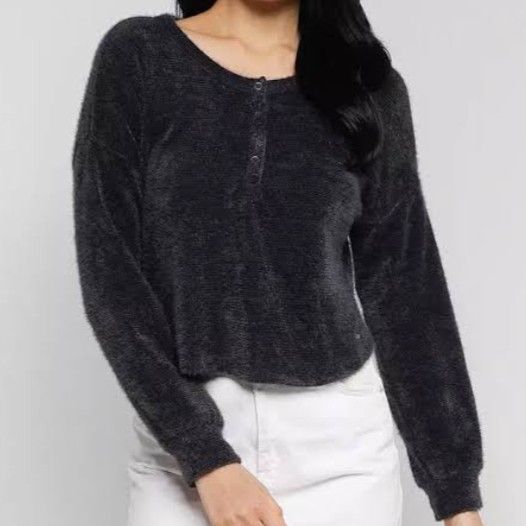 Hollister chenille sweater new arrivals