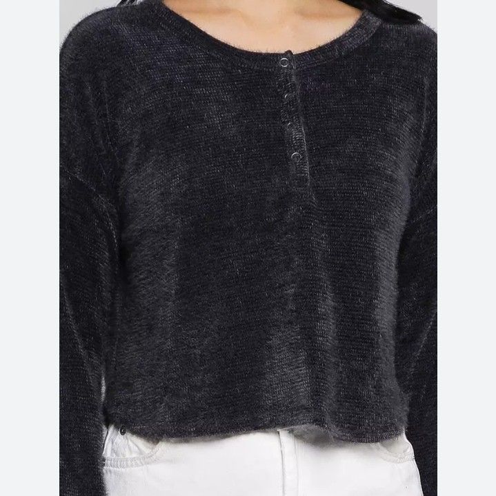 Hollister chenille sweater hot sale