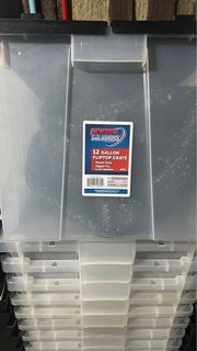 INCREDIBLE SOLUTIONS FLIPTOP CRATE STORAGE BOX 45L (12GALLONS)