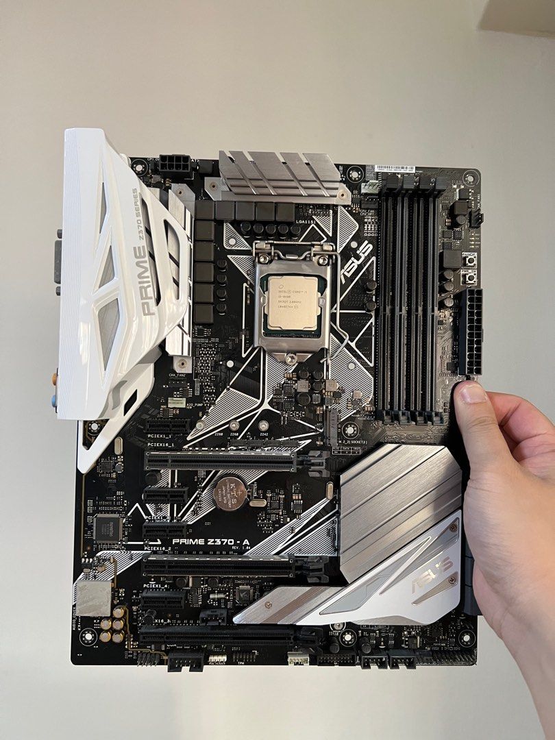 Intel i5 8400 CPU and Asus Prime Z370 Motherboard Combo
