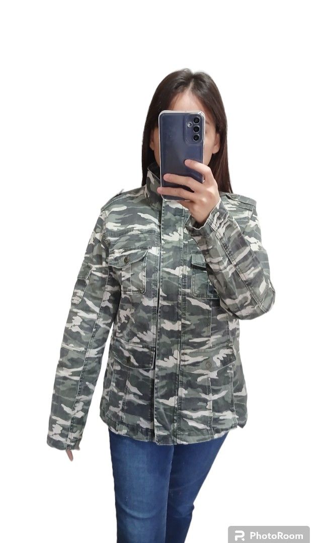 Kensie camo hotsell jacket