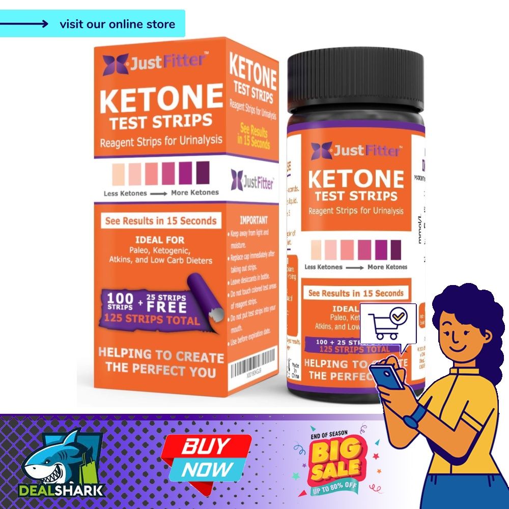 Ketone Keto Urine Test Strips. Ships from SG. Look & Feel Fabulous on a Low  Carb