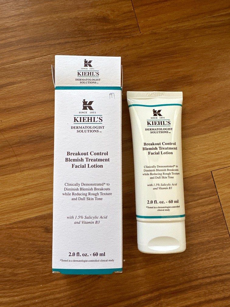 Kiehl s Breakout Control Blemish Treatment Facial Lotion Beauty Personal Care Face Face Care on Carousell