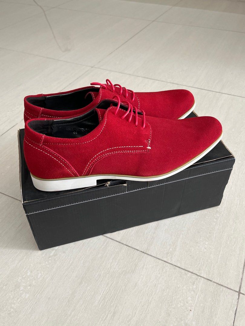 Red suede shoes sale